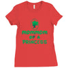 mother's day mommom of a princess Ladies Fitted T-Shirt