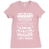 I Am A January Women Ladies Fitted T-Shirt