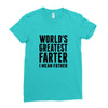 World's Greatest Farter I Mean Father Ladies Fitted T-Shirt
