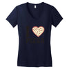 i Love Pizza Women's V-Neck T-Shirt