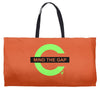 mind the gap kcco keep calm and chive on the chive Weekender Totes