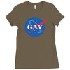 Nasa Gay Pride Ladies Fitted T-Shirt
