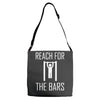 reach for the bars Adjustable Strap Totes
