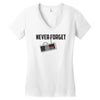 never forget Women's V-Neck T-Shirt
