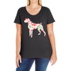 flower Ladies Curvy T-Shirt