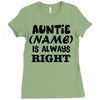 personalised auntie Ladies Fitted T-Shirt