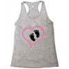Baby Girl with Heart Any Name Customized Racerback Tank