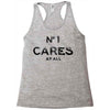 no1 cares Racerback Tank