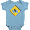 bear shark Baby Bodysuit