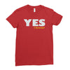yes i know Ladies Fitted T-Shirt