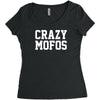 crazy mofos Women's Triblend Scoop T-shirt