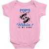 Pops is my Name Fishing Is My Game Baby Onesie