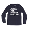 a litle life book white logo Long Sleeve Shirts