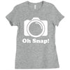 oh snap camera Ladies Fitted T-Shirt