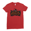 happy halloween Ladies Fitted T-Shirt