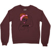 girl power survivor breast cancer Crewneck Sweatshirt
