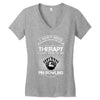 I Dont Need Therapy Need Pin Bowling Women's V-Neck T-Shirt