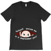 September Peeking Out Baby Boy T-Shirt