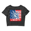 liberty statue Crop Top