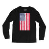 t-rex vintage american flag Long Sleeve Shirts