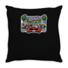 mens retro game out run, ideal gift or birthday present. Throw Pillow