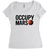 Occupy Mars Women's Triblend Scoop T-shirt