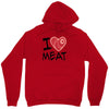 i love meat Unisex Hoodie