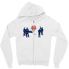 map marker death Zipper Hoodie