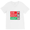 bat safety V-Neck Tee