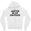 jarvis is my co pilot Zipper Hoodie