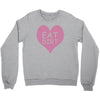 pink heart eat dirt ! t shirt   heart eat dirt graphic Crewneck Sweatshirt