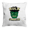 hulk smash Throw Pillow