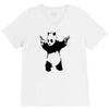 banksy panda pop V-Neck Tee