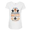 halloween warrior Maternity Scoop Neck T-shirt