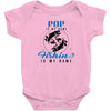 Pop is my Name Fishing Is My Game Baby Onesie