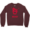 instinct attention gorilla beast Crewneck Sweatshirt