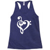 musik notes Racerback Tank