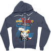 mighty hamthoro Zipper Hoodie