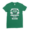 baking   it's ok to stare at my cupcakes Ladies Fitted T-Shirt