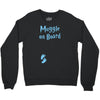 Muggle On Board Blue Crewneck Sweatshirt