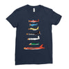angry planes Ladies Fitted T-Shirt