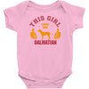 This Girl Loves Her Dalmatian Baby Onesie