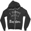 l homme parfait est barbu Zipper Hoodie