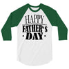 happy father day greeting 3/4 Sleeve Shirt