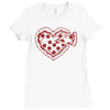 pizza my heart Ladies Fitted T-Shirt