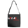 LIVE AS YOU WANT Adjustable Strap Totes