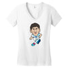 Messi Women's V-Neck T-Shirt