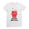 Sleep Big Fan Ladies Fitted T-Shirt