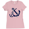 double anchor Ladies Fitted T-Shirt