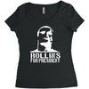 rollins for president  funny  comic henry rollins punk rock tv p Women's Triblend Scoop T-shirt
